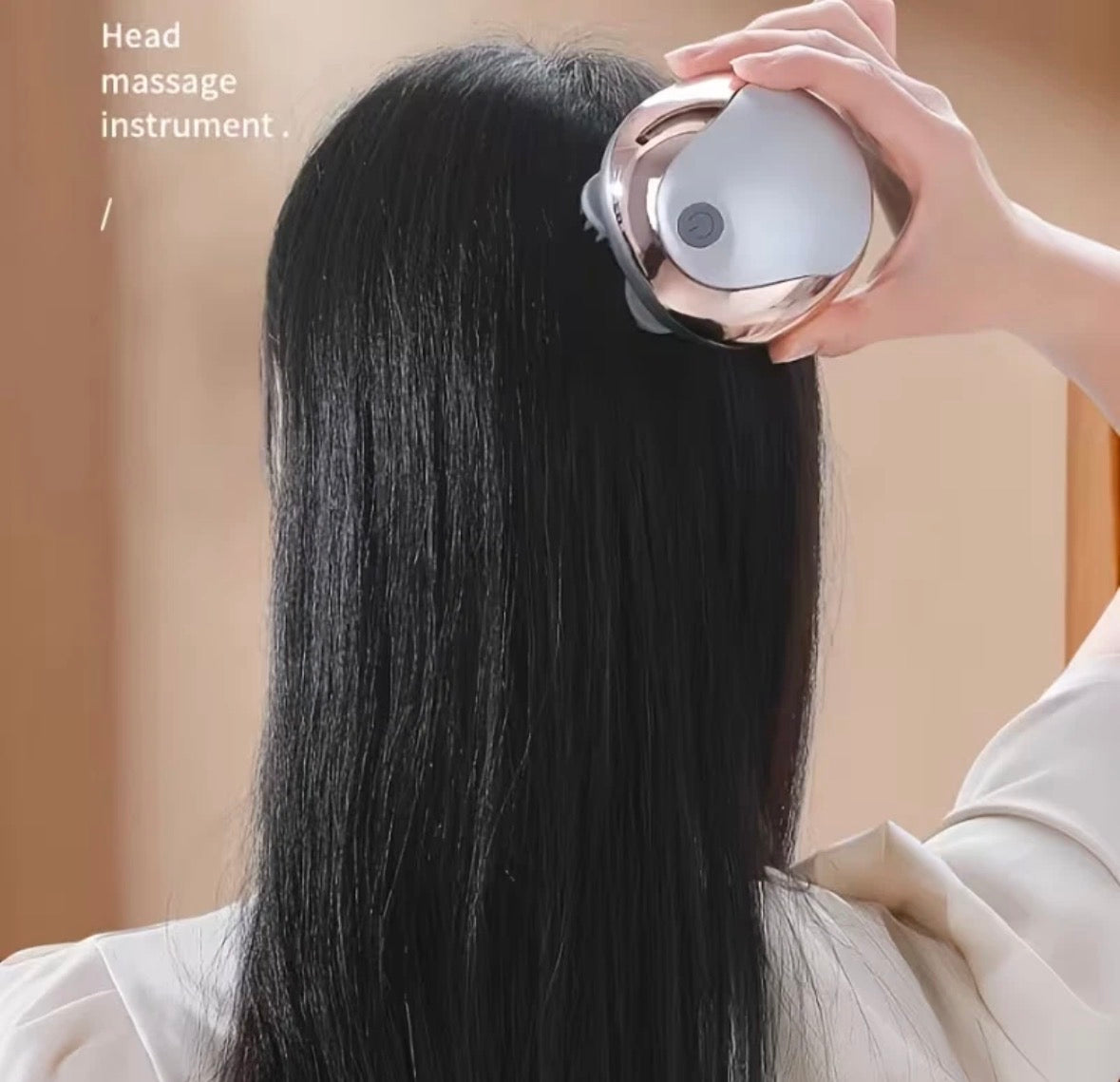 Electric Scalp Massager Waterproof Head Hair Massage Device with 3 Modes