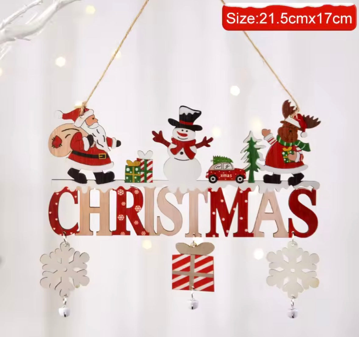 Wooden Hanging Ornament