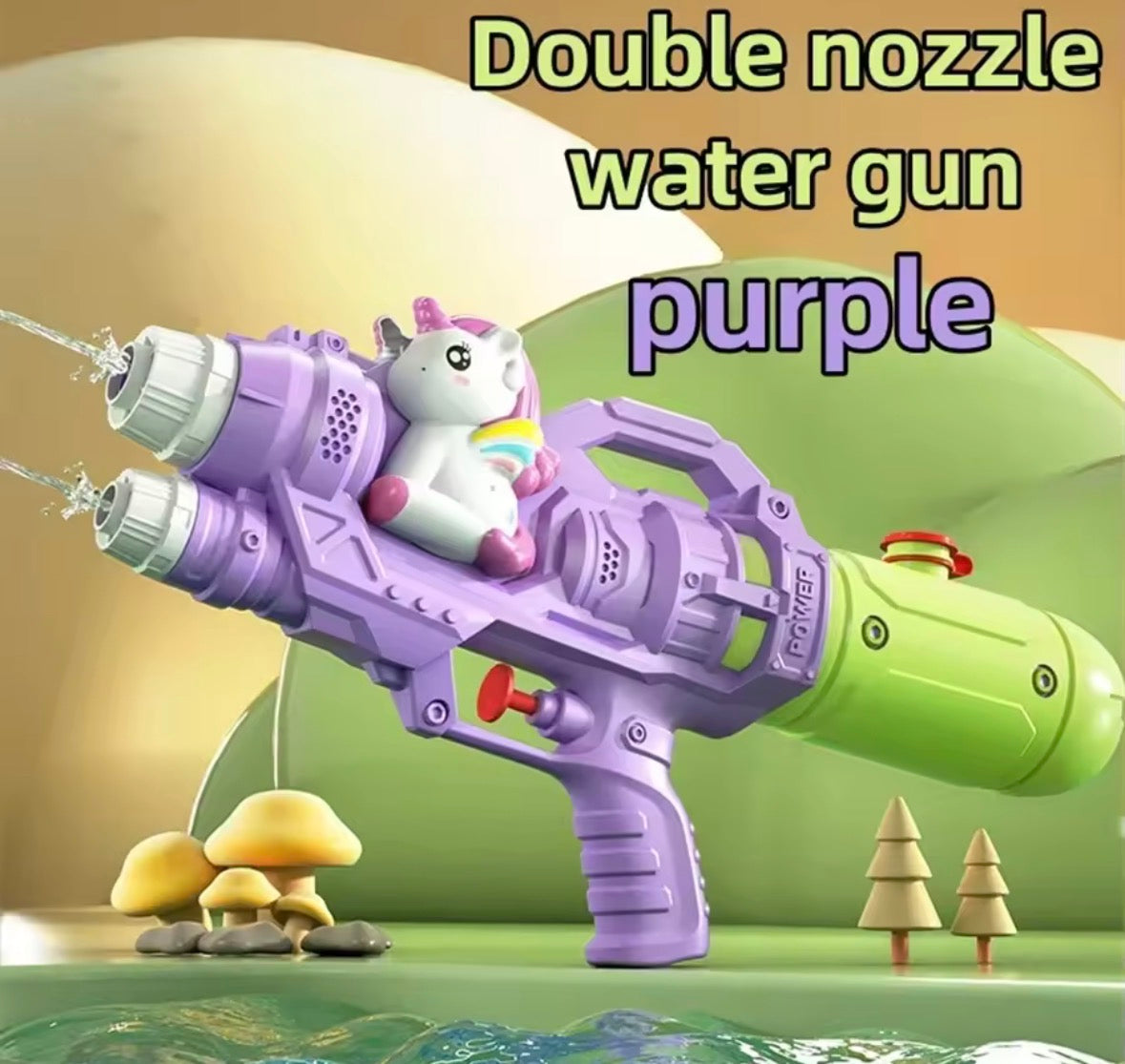 Double Nozzle Press Spray Water