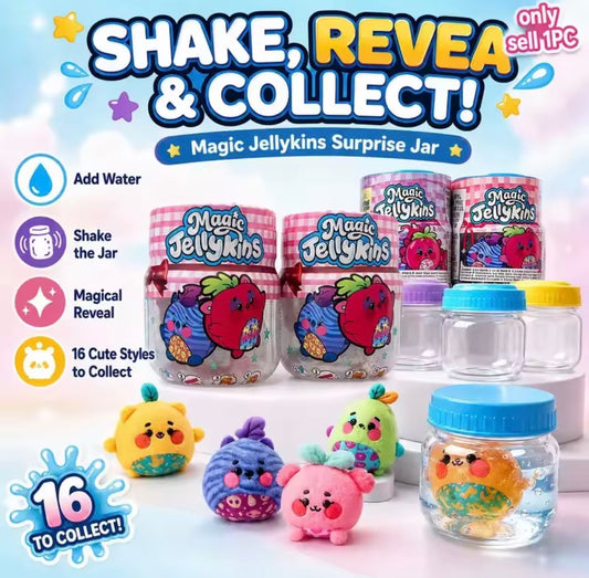 Magic Shake Jar Water-Activated Surprise Squishy Toy