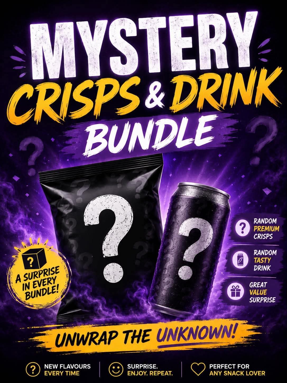 Mystery Crisps and Drink Bundle