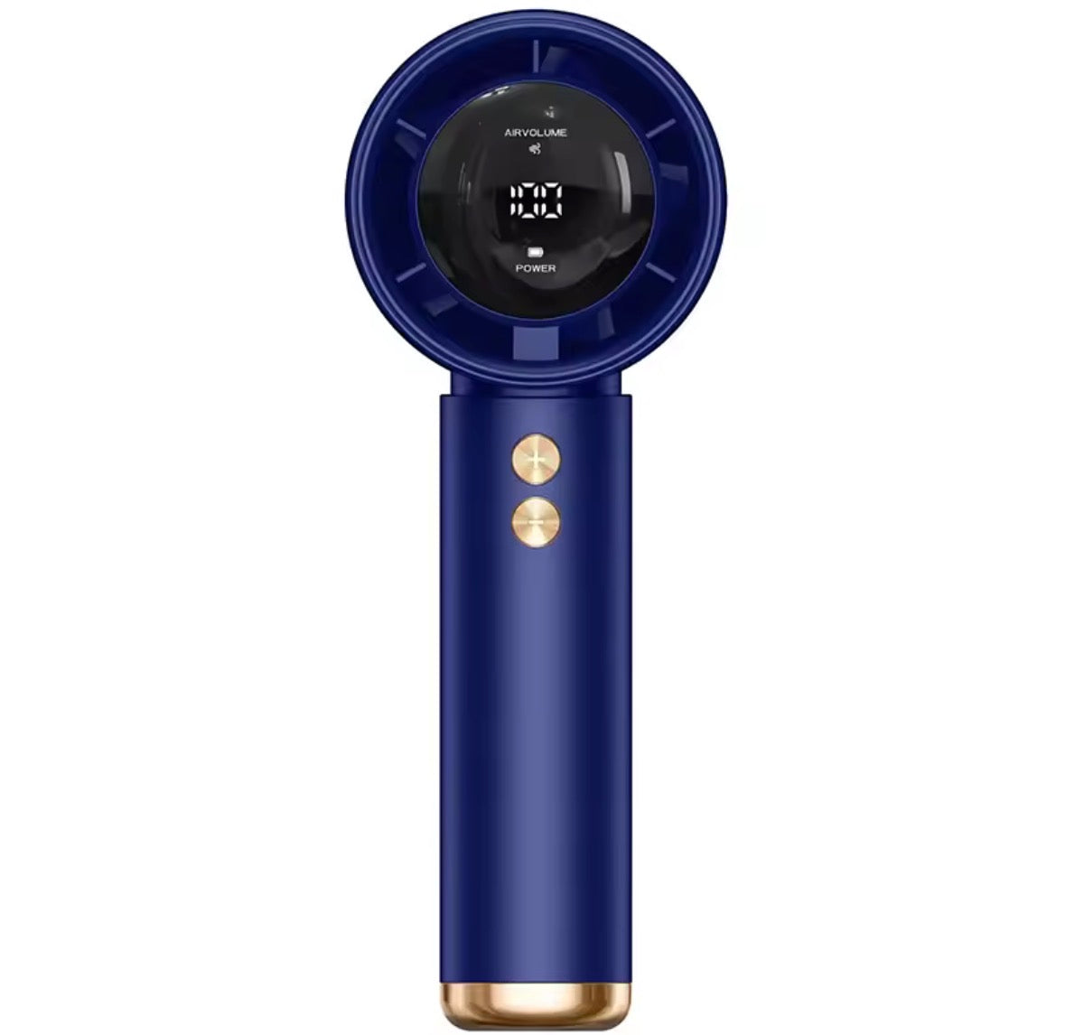 Portable Handheld Turbo Fan Air Cooler LED Display USB Rechargeable