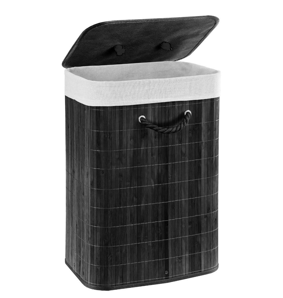 Bamboo Laundry Basket with Lid