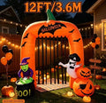 12FT Halloween Archway with LED Light Blow Up