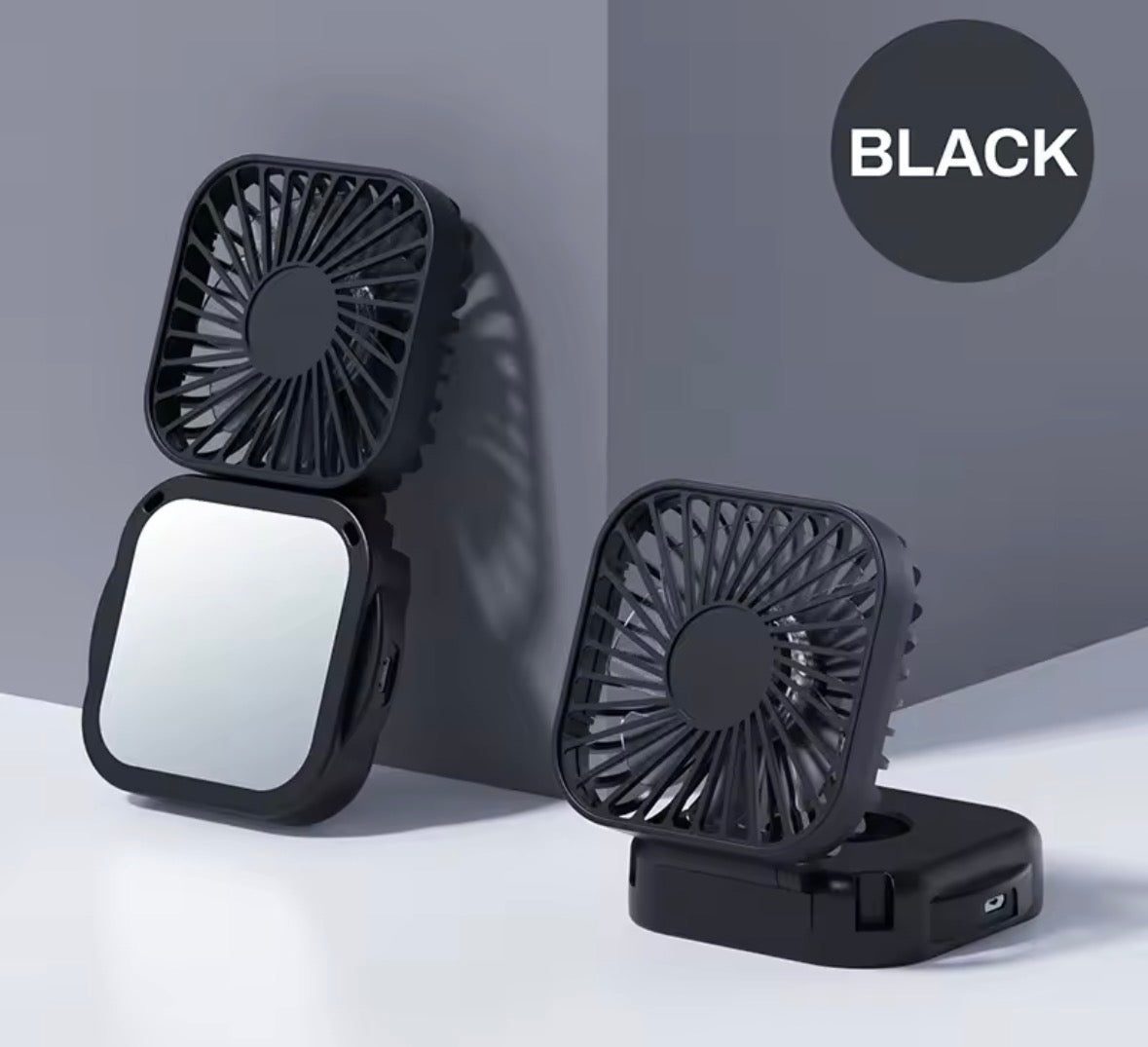Portable Mirror & Fan