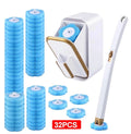Disposable Toilet Brush Set Toilet Bowl Cleaning System Cleaners with Refills