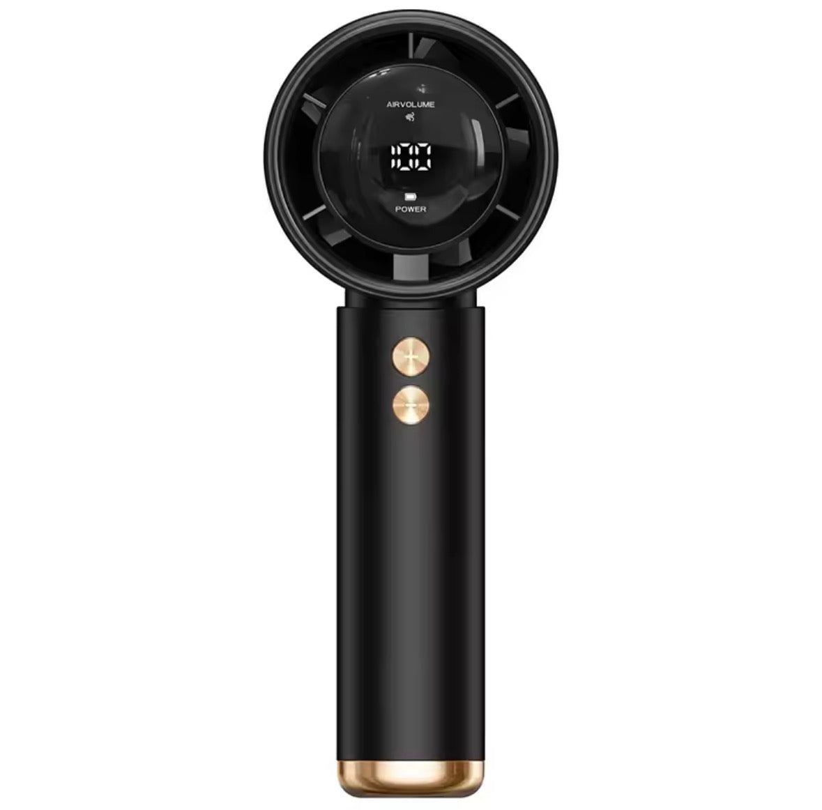 Portable Handheld Turbo Fan Air Cooler LED Display USB Rechargeable