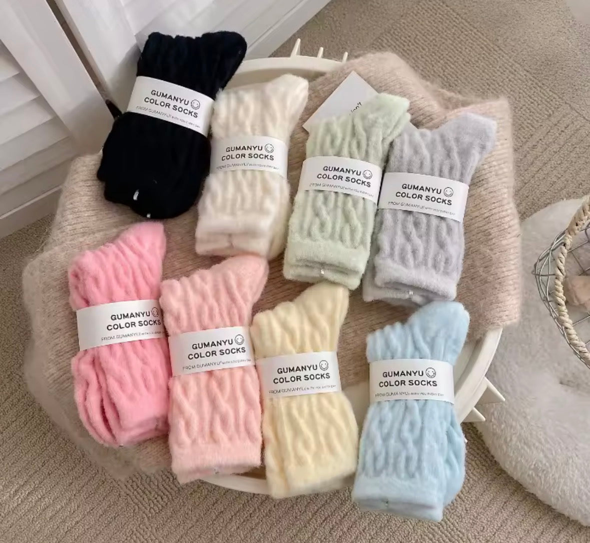 10 pairs Women's Fluffy Socks