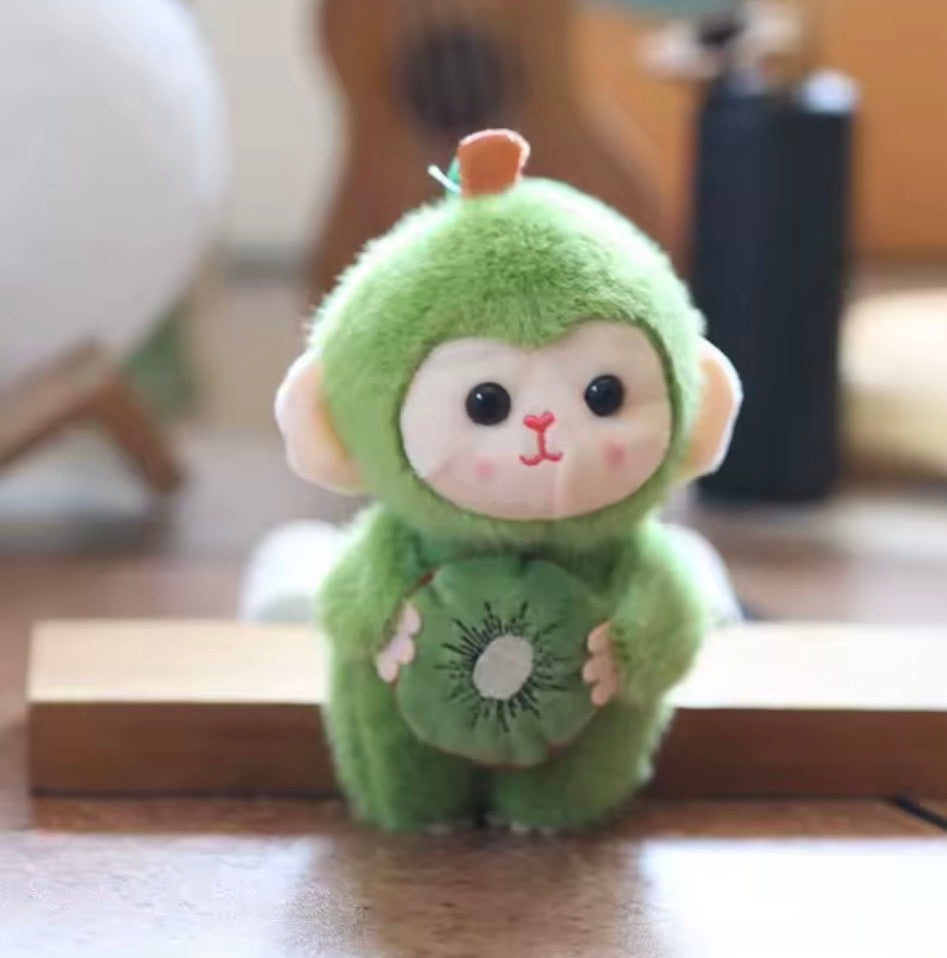 Plush Monkey Keychain