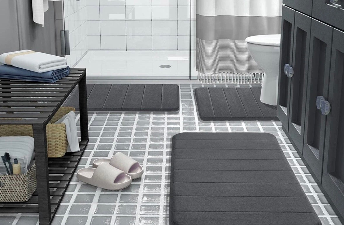 3pc Bath Mat Set