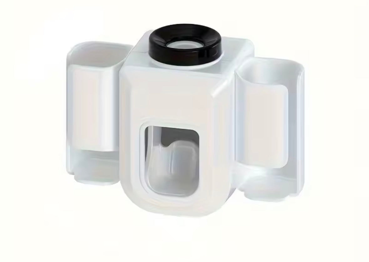 Toothbrush Holder With Automatic Toothpaste Dispenser