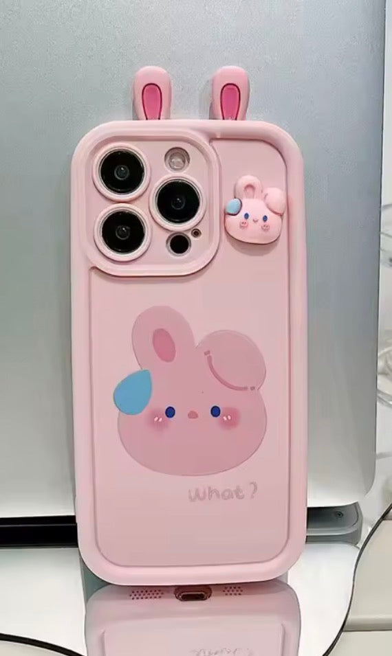 3D Soft Phone Case For iPhone 11 12 13 Mini 14 15 16 Pro Max 7 8 Plus X XR XS SE