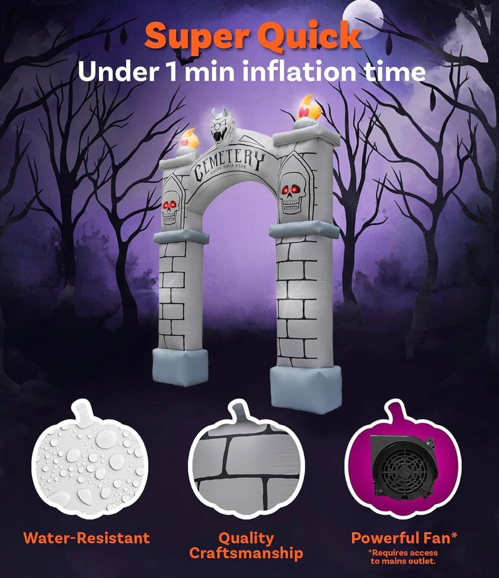 10ft Cemetery Archway