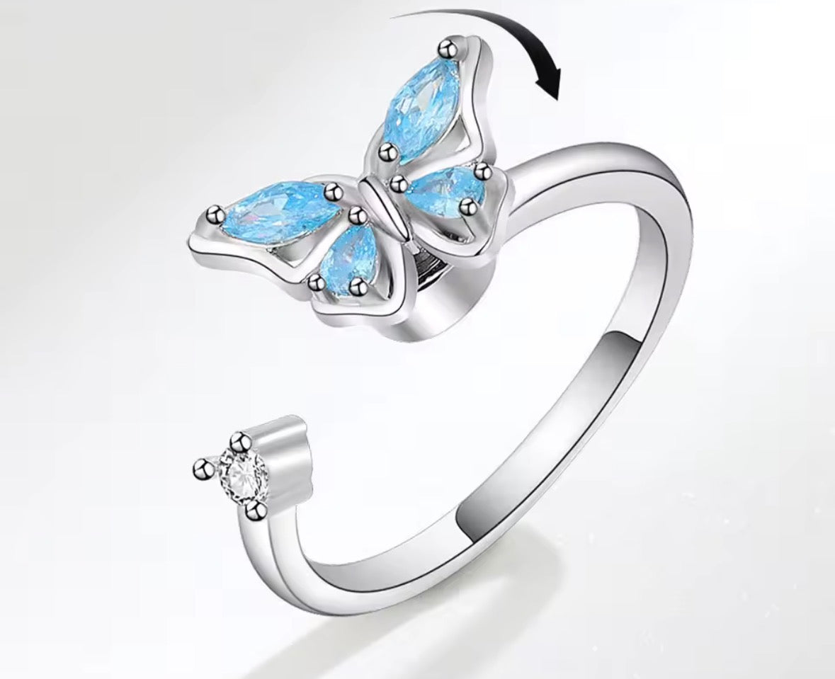 925 Sterling Silver Adjustable Ring