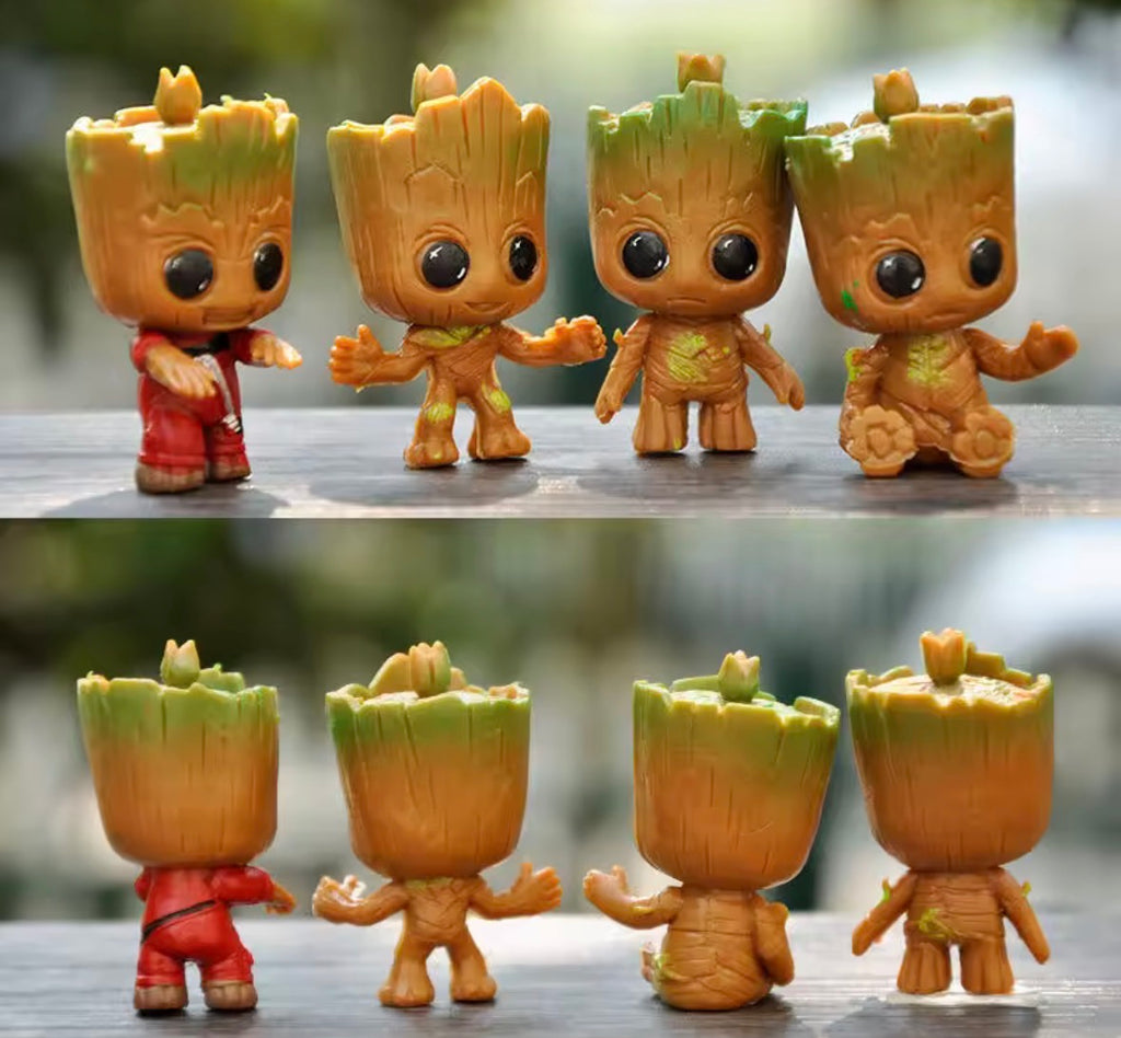 4Pcs/Set Cute miniature Figurine