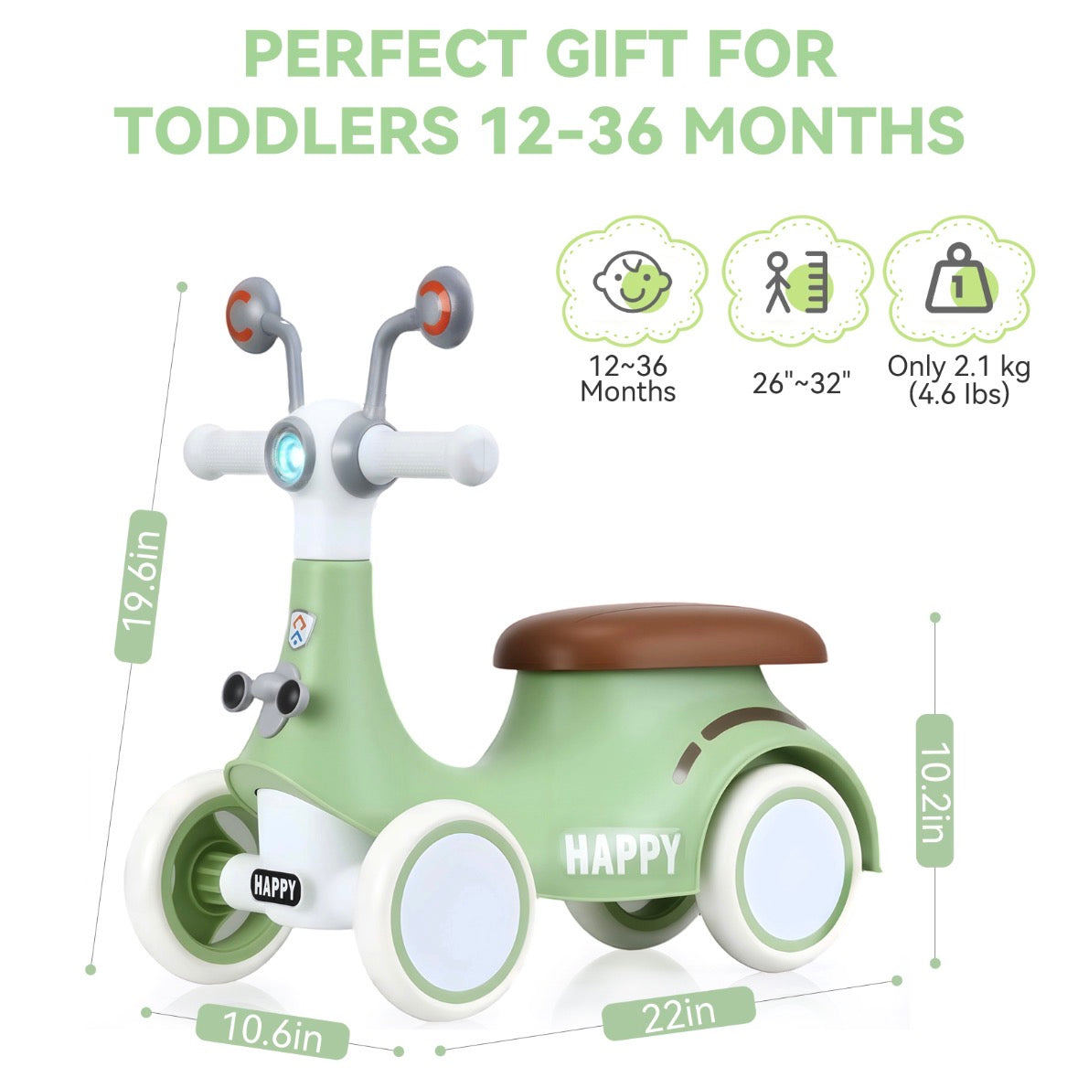 Baby Balance Bike With Music
