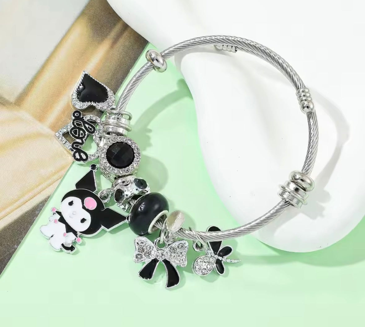 Black Heart Bracelet