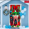Elf Door Cover 35x71 Inch Christmas Festive Door Decoration