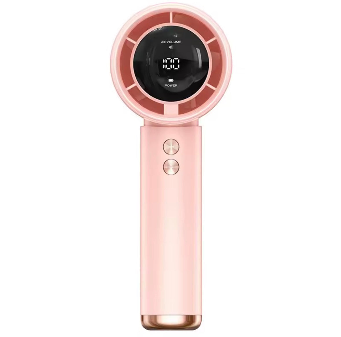 Portable Handheld Turbo Fan Air Cooler LED Display USB Rechargeable