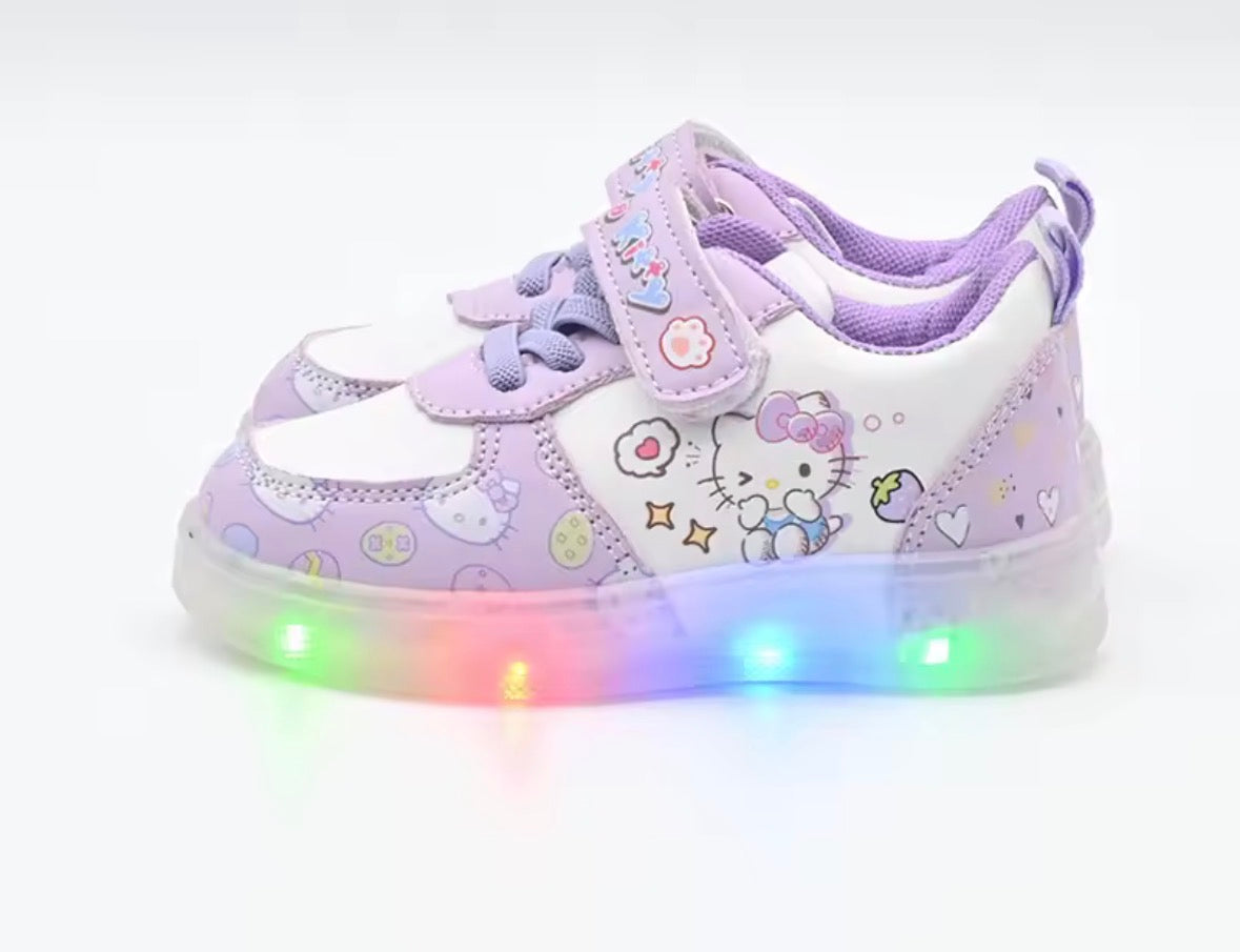 LED Kids Shoes Cute Cartoon