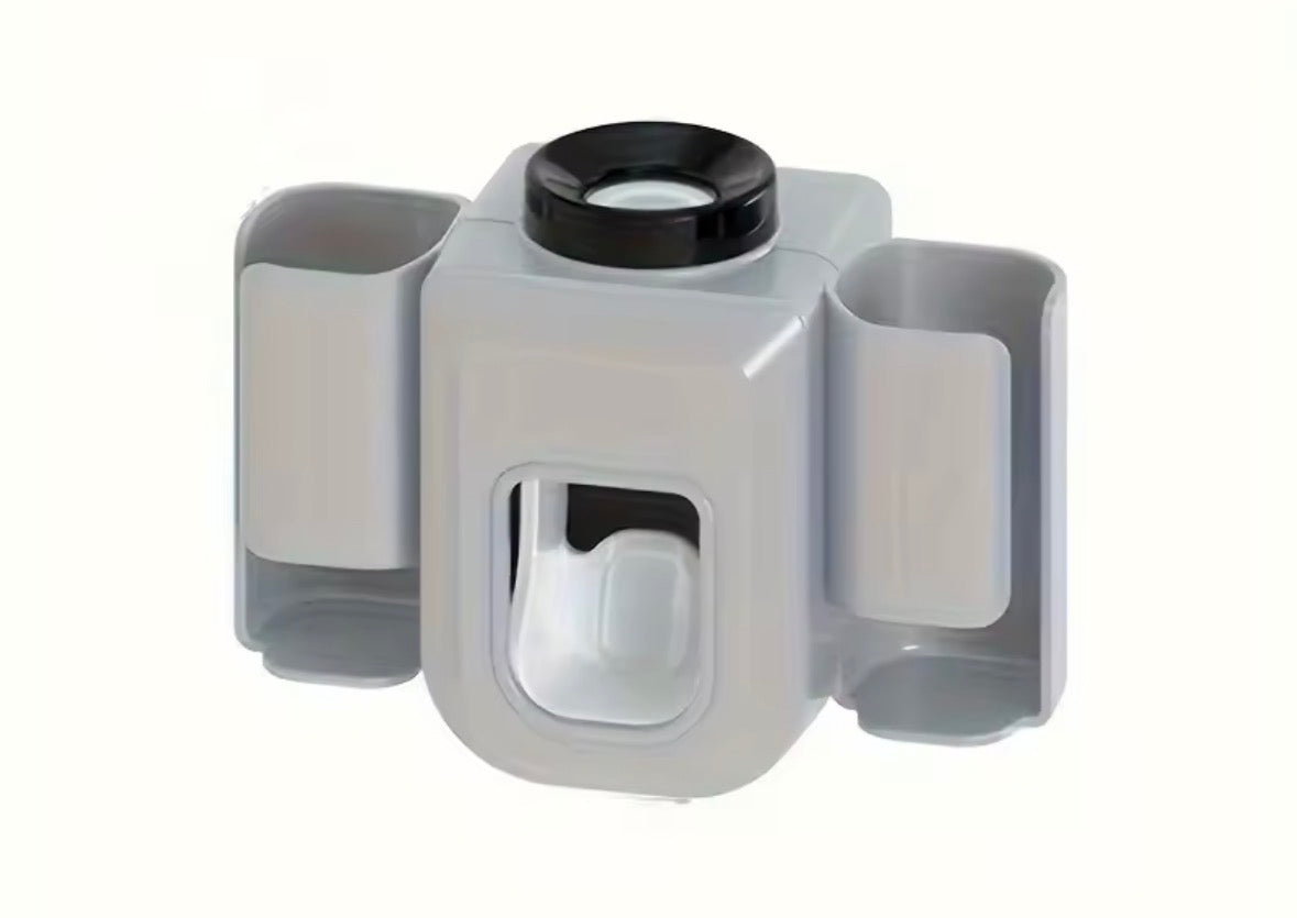 Toothbrush Holder With Automatic Toothpaste Dispenser