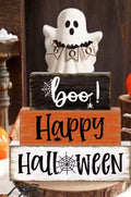 Wooden Halloween Ghost Decorative