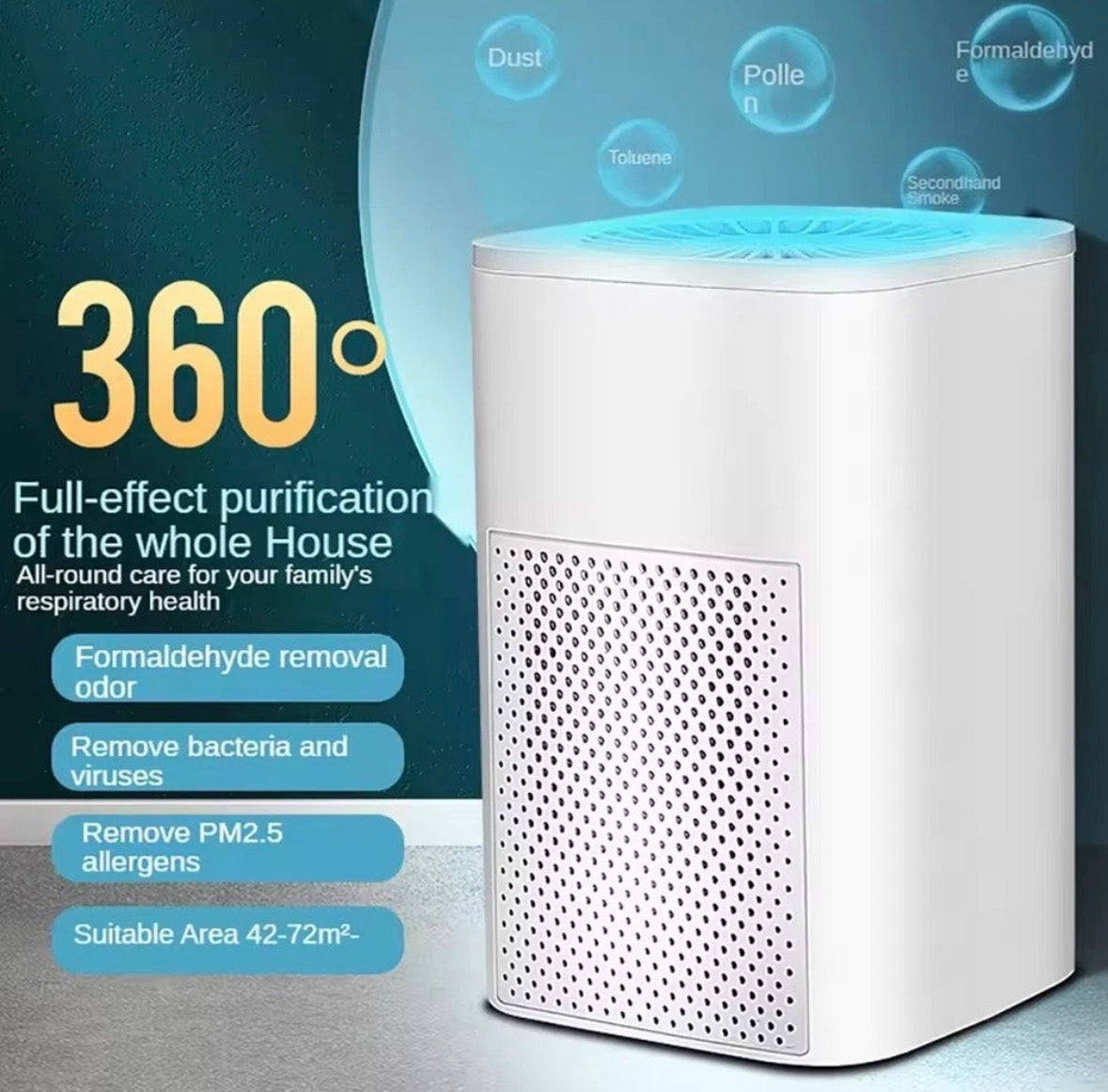 Air Purifiers For Large Room Turbine Air Guide Air Purifier Smoke Odor Pet