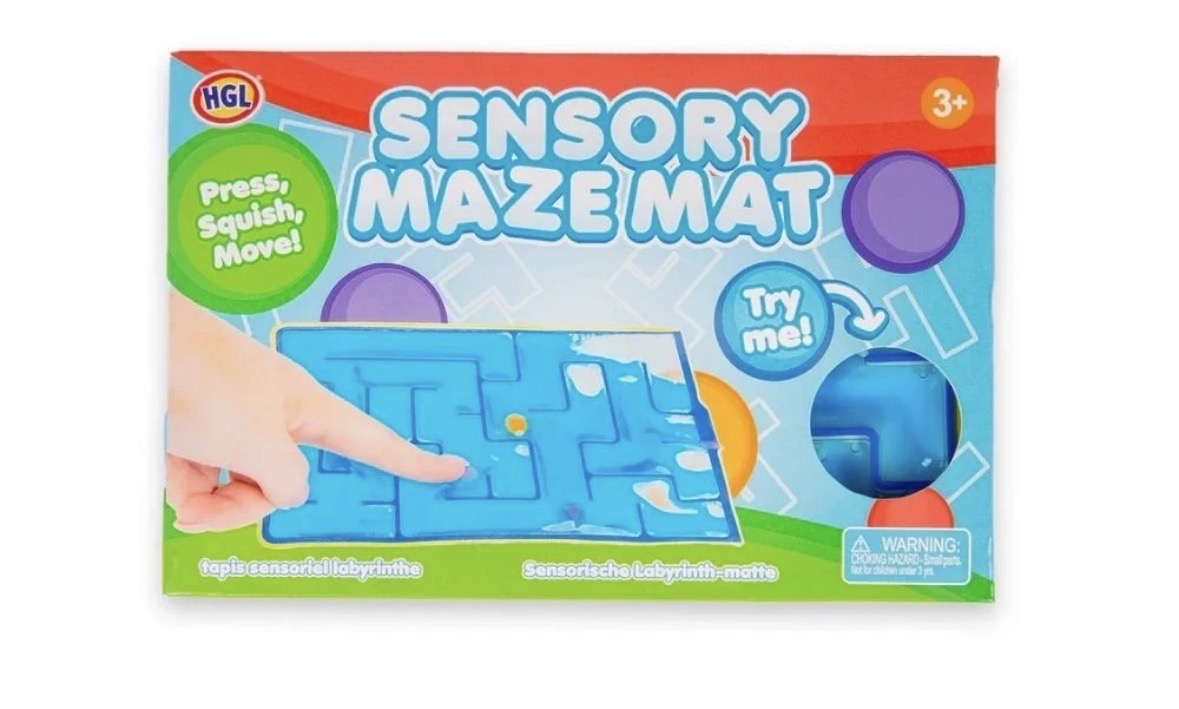 Sensory Maze Mat Fidget Toy Stress Relief Tactile Pad