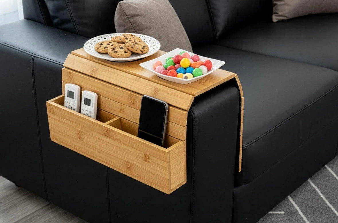 Bamboo Sofa Arm Tray