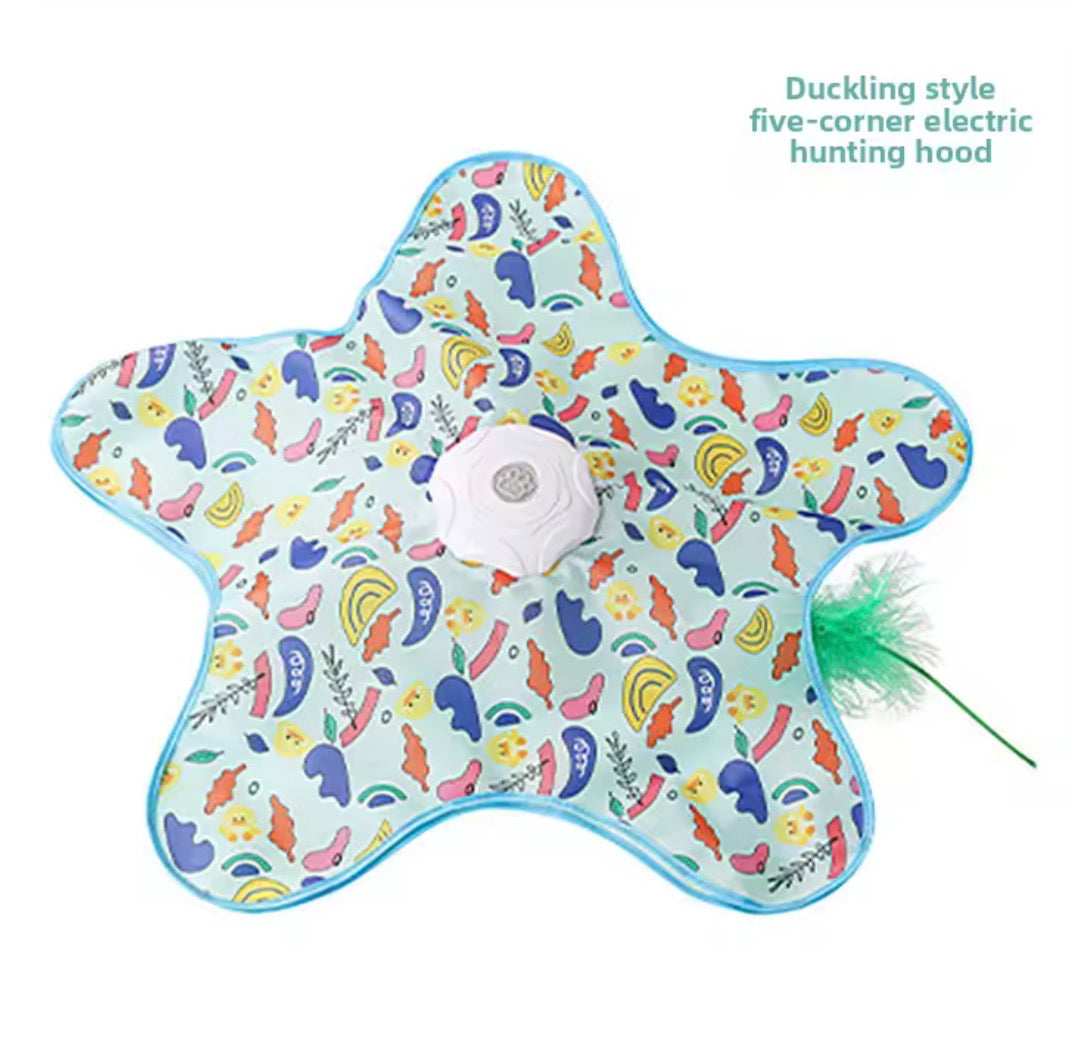 Interactive Hide and Seek Cat Toy with Mouse Squeaky Motion