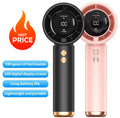 Portable Handheld Turbo Fan Air Cooler LED Display USB Rechargeable