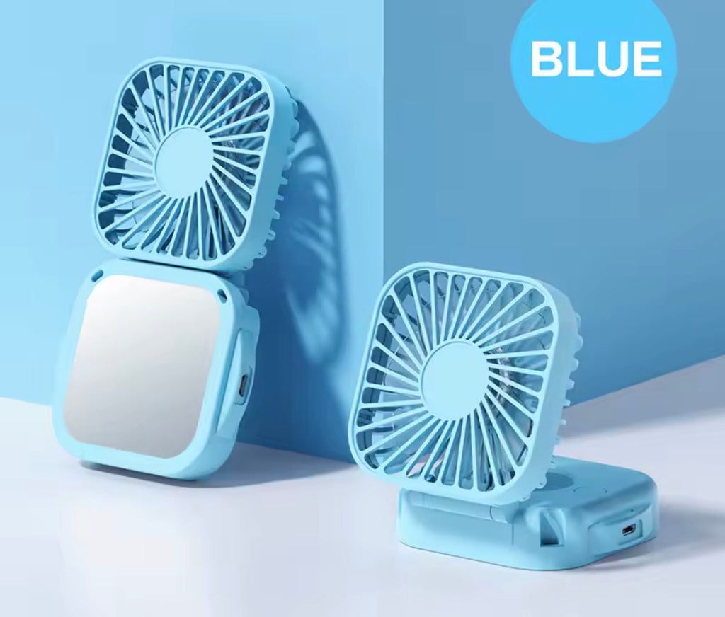 Portable Mirror & Fan