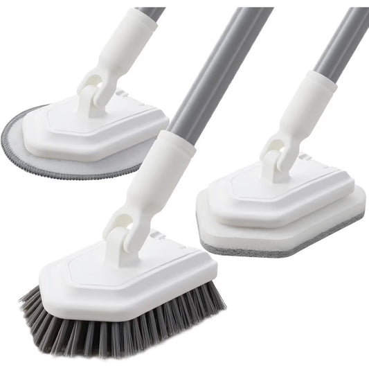 Shower Scrub Brush 3-in-1