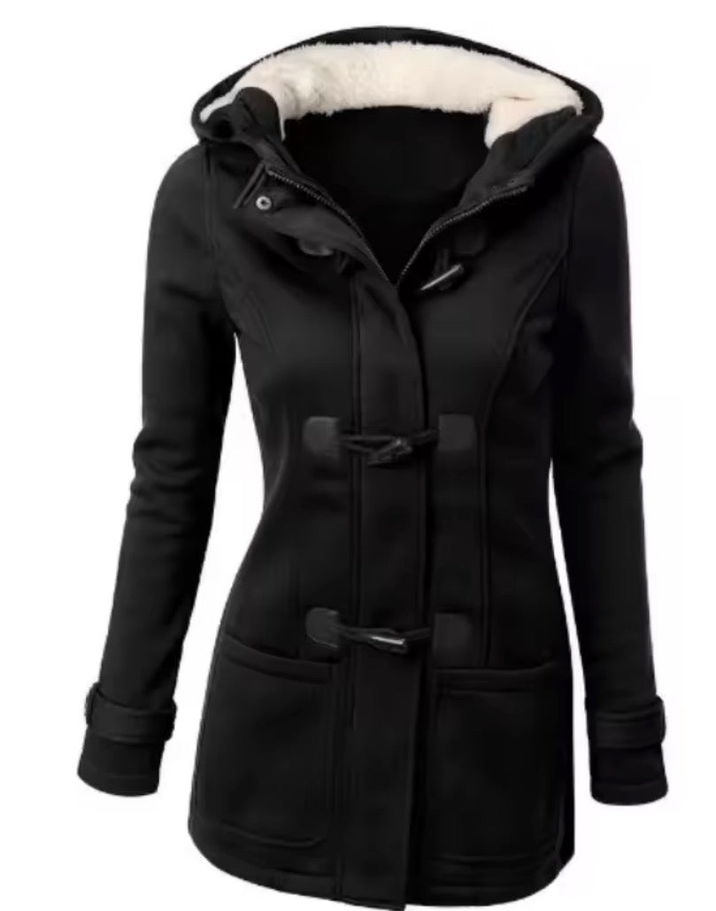 Women's Overcoat Zipper Causal Outwear Coat