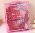 5pcs Soft & Floral Hair & Wrist Bow Set Headbands