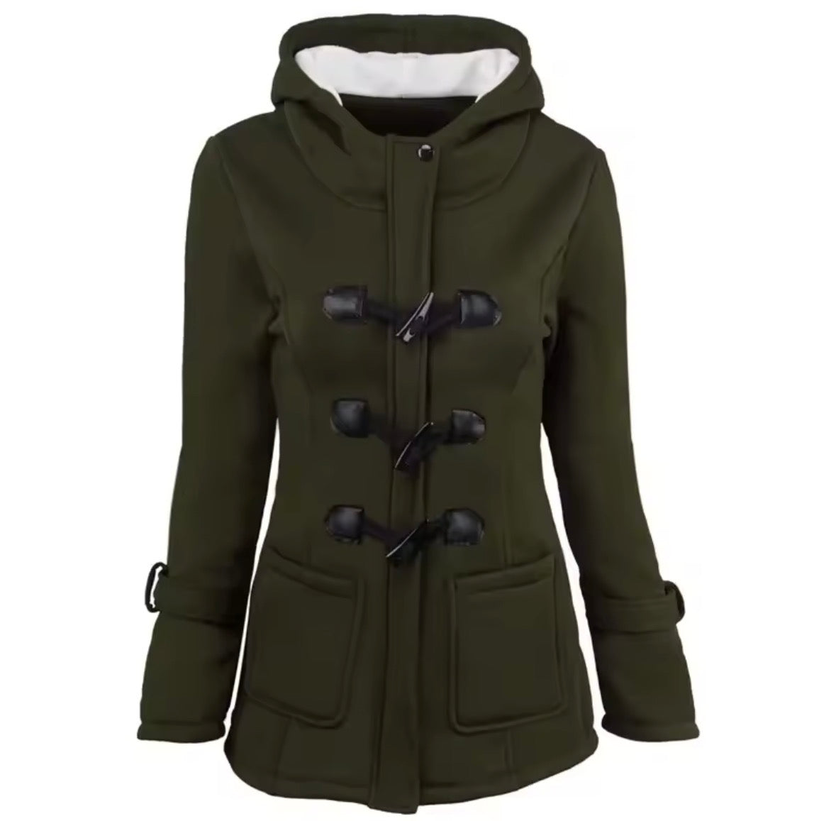 Women's Overcoat Zipper Causal Outwear Coat