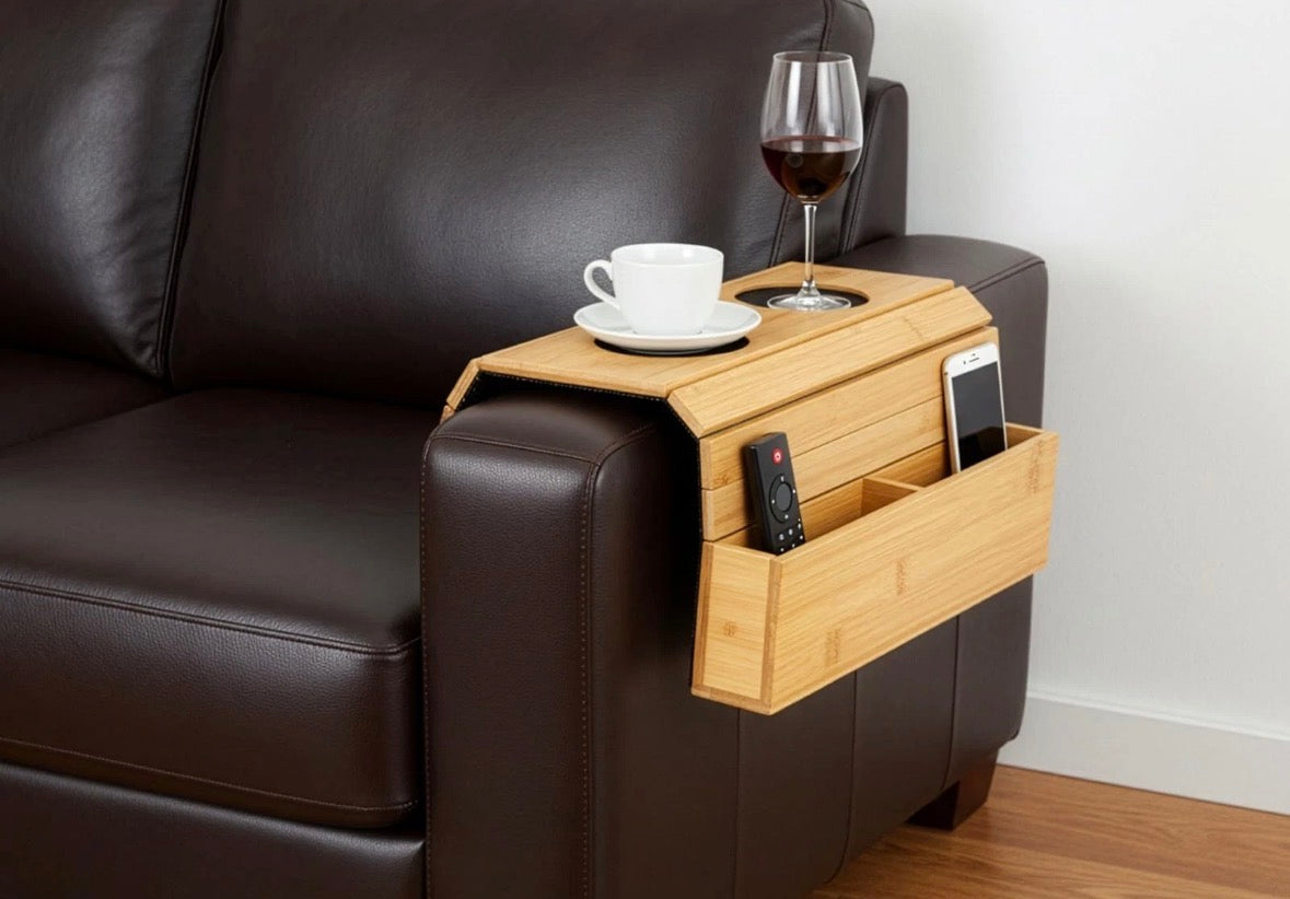 Bamboo Sofa Arm Tray
