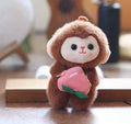 Plush Monkey Keychain
