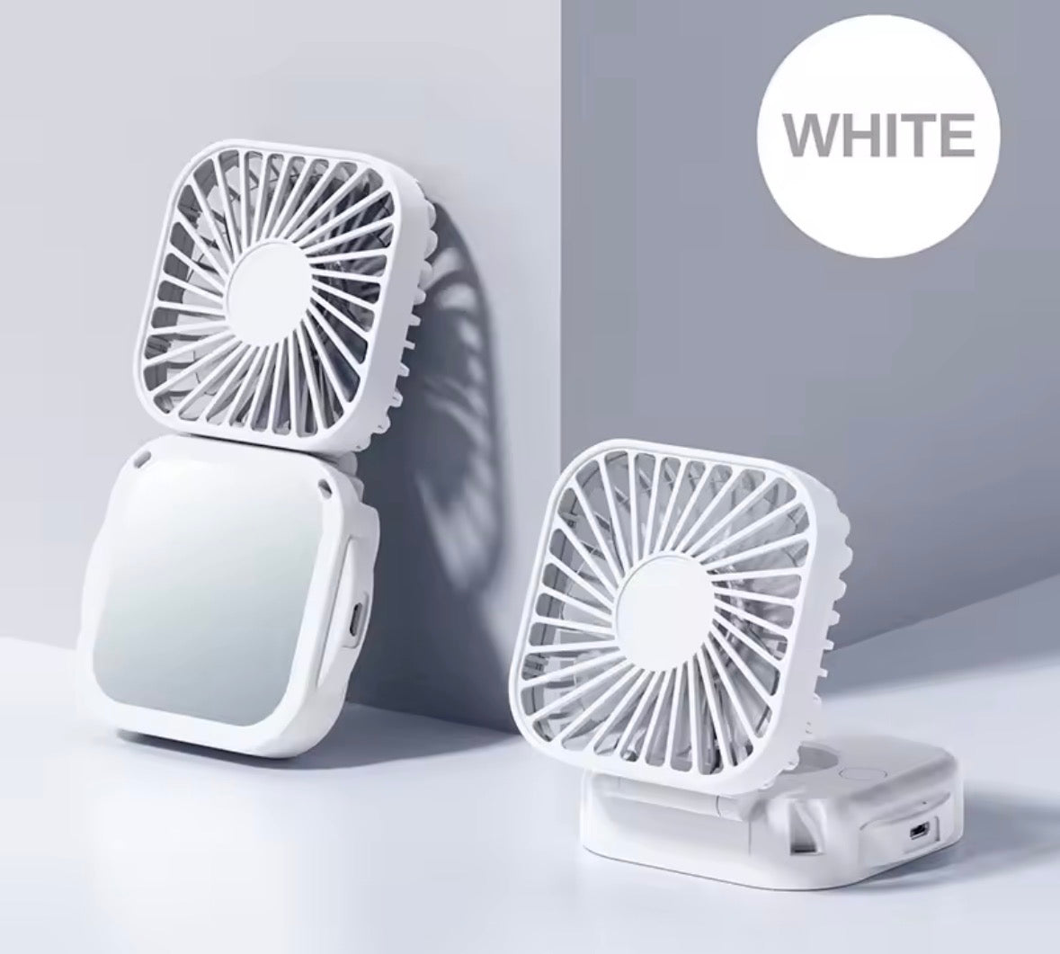 Portable Mirror & Fan