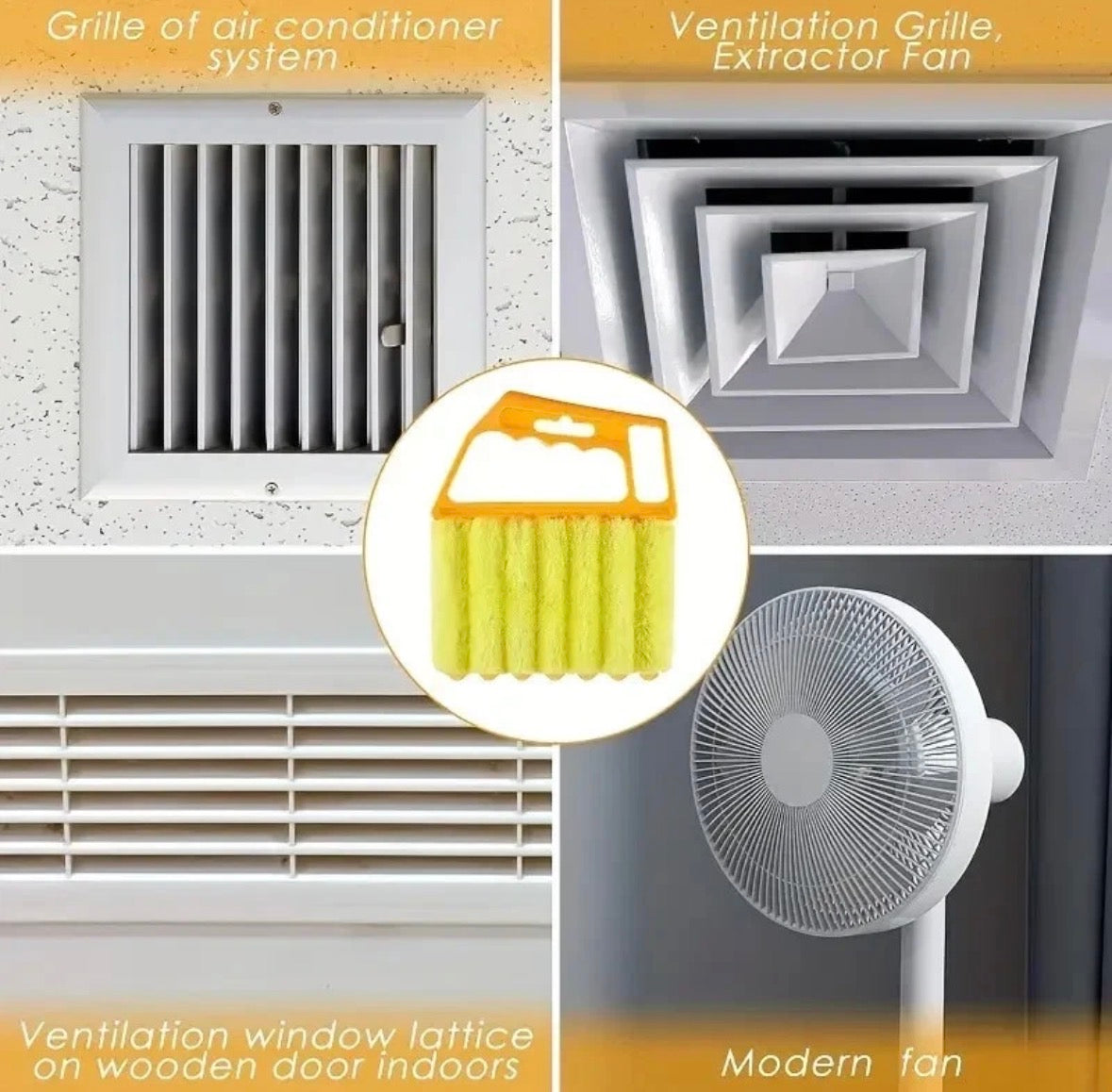 7 Brush Venetian Blind Cleaner