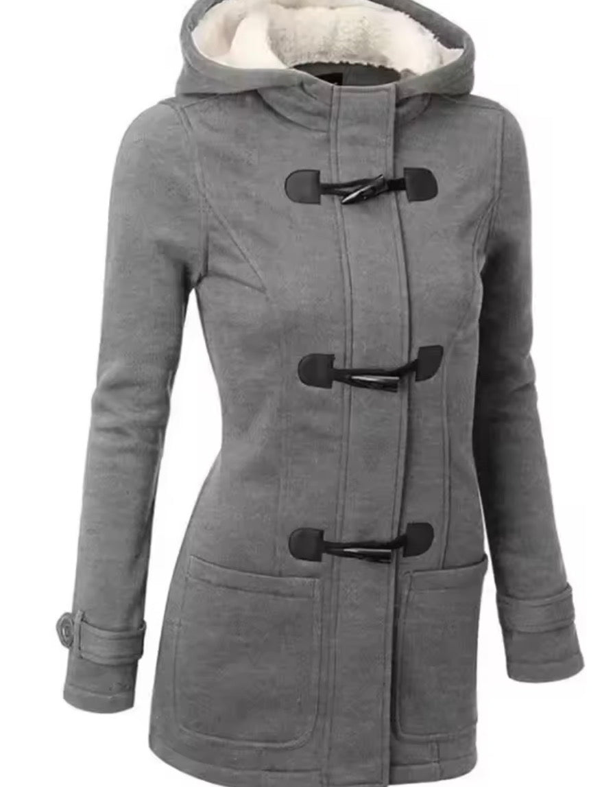 Women's Overcoat Zipper Causal Outwear Coat