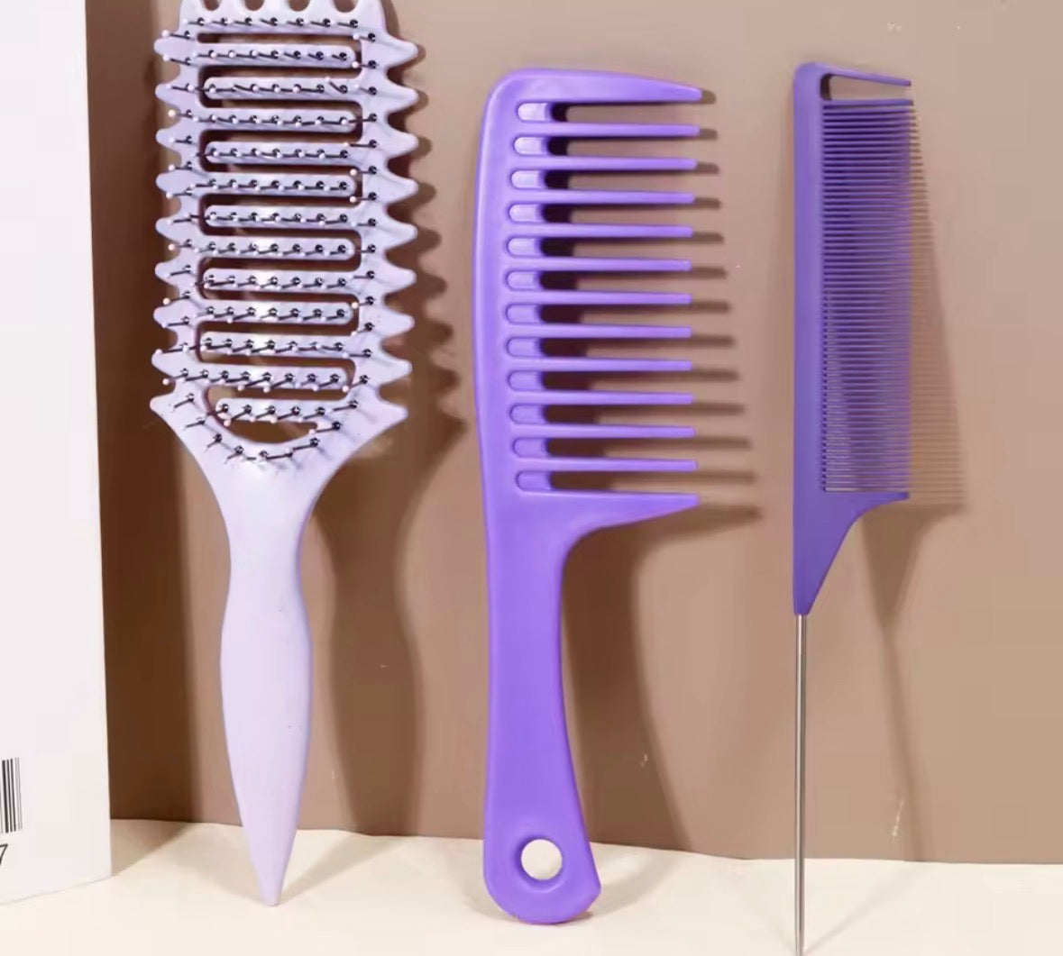 3pc Hair Brush Set