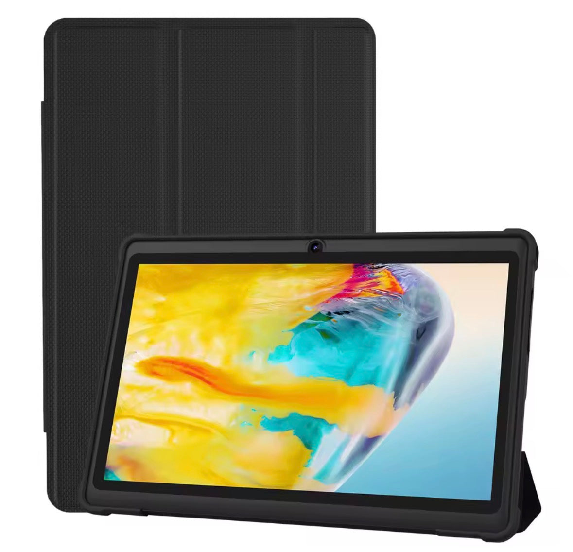Tablet with case
