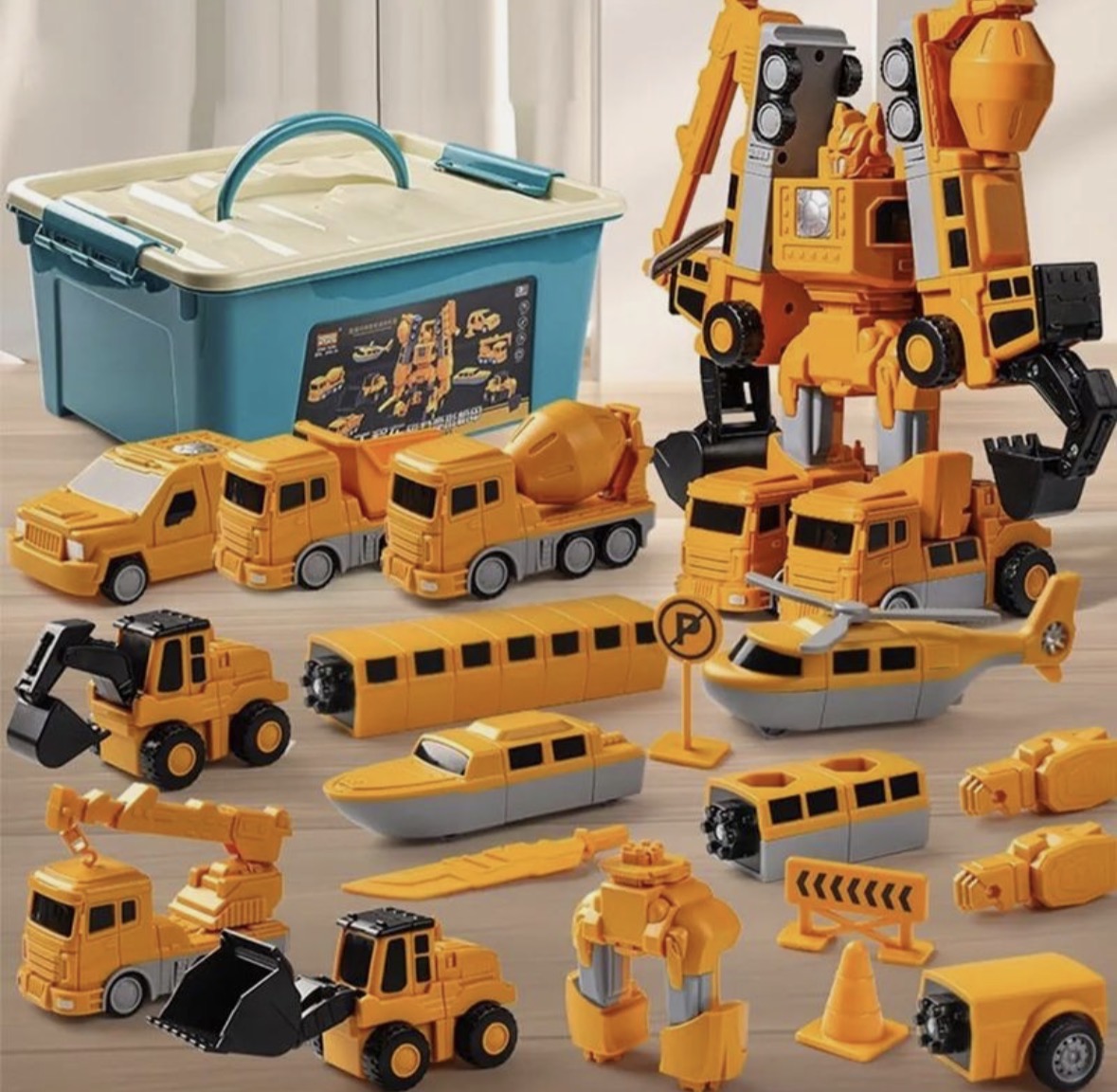 Magnetic Transform Engineering Car Assembled Toys