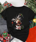 Reindeer Print T Shirt