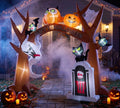 Happy Halloween Inflatable Archway LED Dead Tree