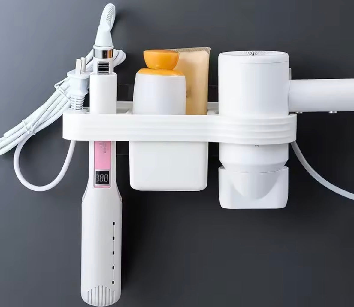 Storage  Holder Wall Mounted Rack Bathroom Shelf Storage