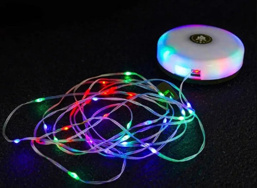 10M Portable Camping String Lights Retractable USB Colorful Lamps Waterproof