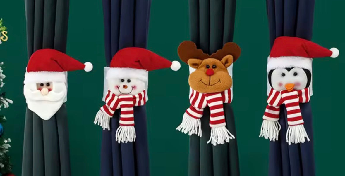 1PC Christmas Curtain Buckle Tieback