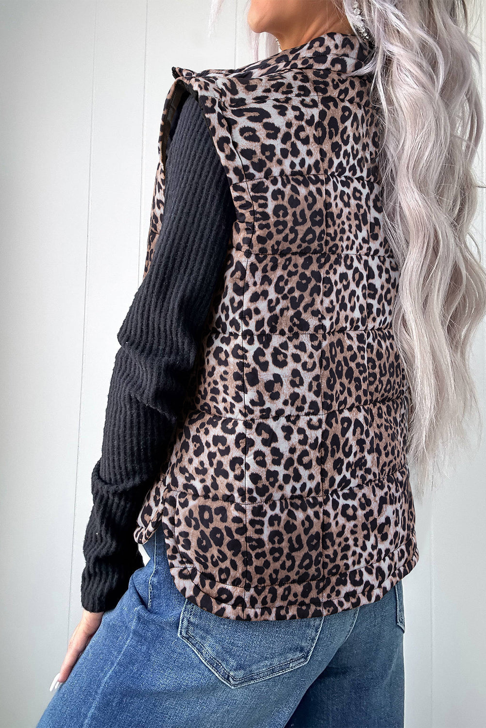 Leopard Print BodyWarmer